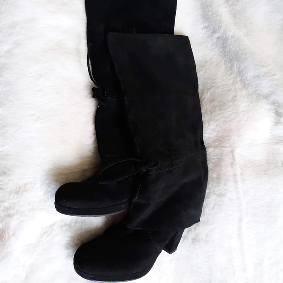 *PRICE DROP* APEPAZZA IMPERIA KNEE-HI SUEDE BOOTS - Picture 4 of 6